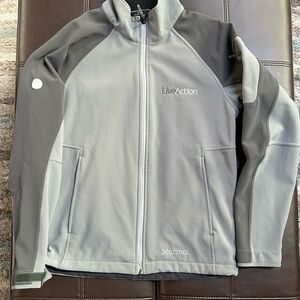 Marmot Men's Size Small Two-Tone Gray Performance Jacket Zip